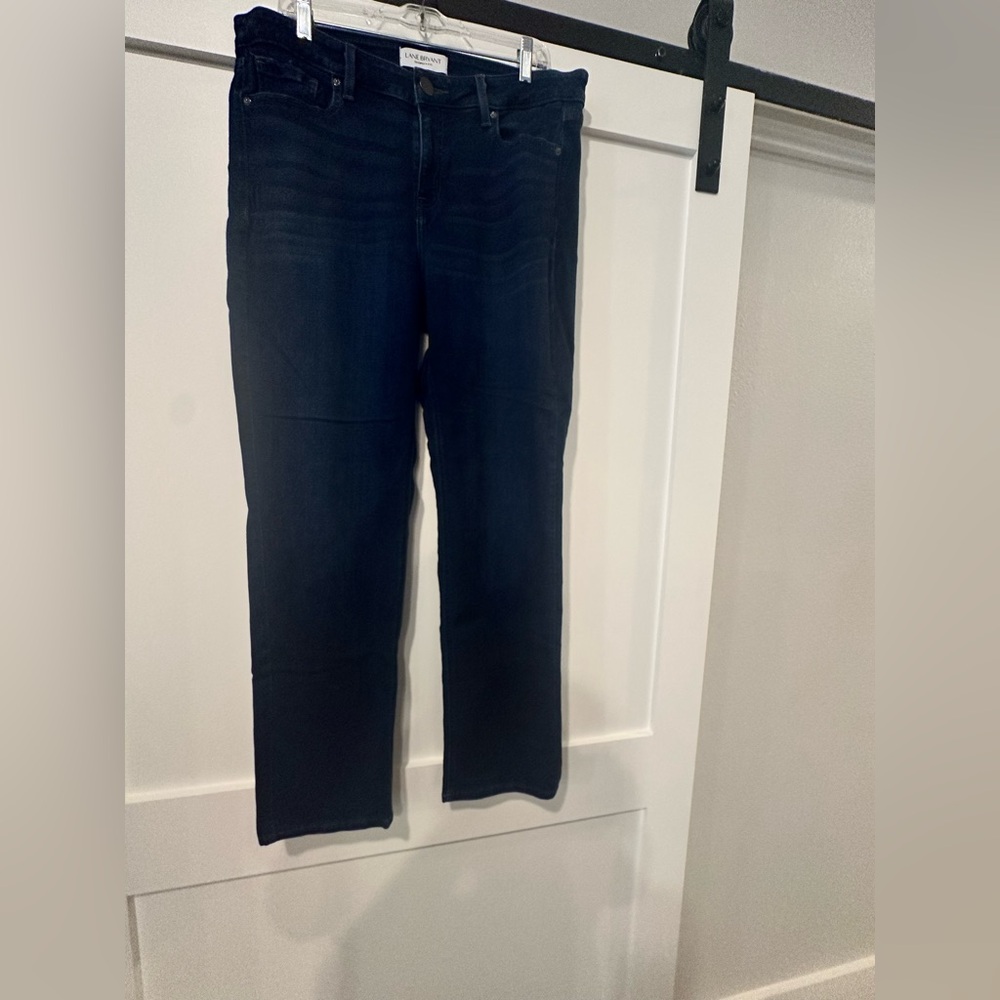 Lane Bryant Blue Straight Jeans Classic Style